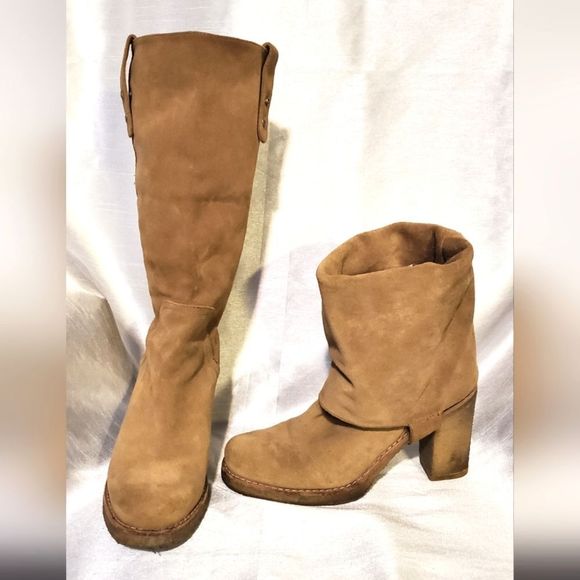 UGG Shoes - UGG Women’s Josie Brown Suede High Heeled Boots  size 7